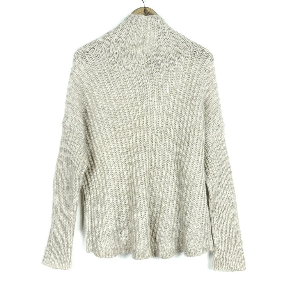Eileen Fisher Wool Mohair Cowl Neck Knit Sweater - Picture 5 of 8